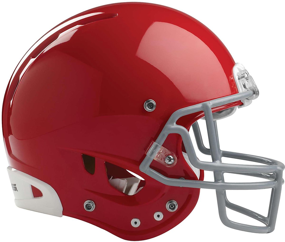 Rawlings IMPULSE American Football Helm - Maat S - rood - Zonder Masker