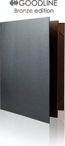 Goodline® - Luxe Metallic Bronzen Menumap - 4x A4 - Bronze Edition