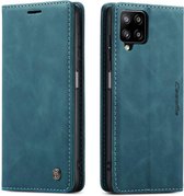 CaseMe Book Case - Samsung Galaxy A12 Hoesje - Groen