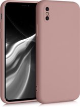 kwmobile telefoonhoesje voor Apple iPhone X - Hoesje voor smartphone - Back cover in winter roze