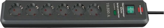 Brennenstuhl 1159540366 Multiprise avec protection contre les surtensions et les tempêtes | 19 500 A