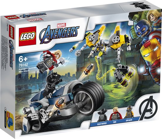 LEGO Marvel Super Heroes Avengers Speeder Bike Attack 76142
