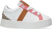 Hip H1804 Lage sneakers - Leren Sneaker - Meisjes - Wit - Maat 28