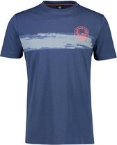 Lerros T-shirt T Shirt Met Sun Up Print 21h3069 448 Mannen Maat - XL