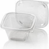 Dome Pack vierkant 135x135mm helder/zwart combi (400 st.)