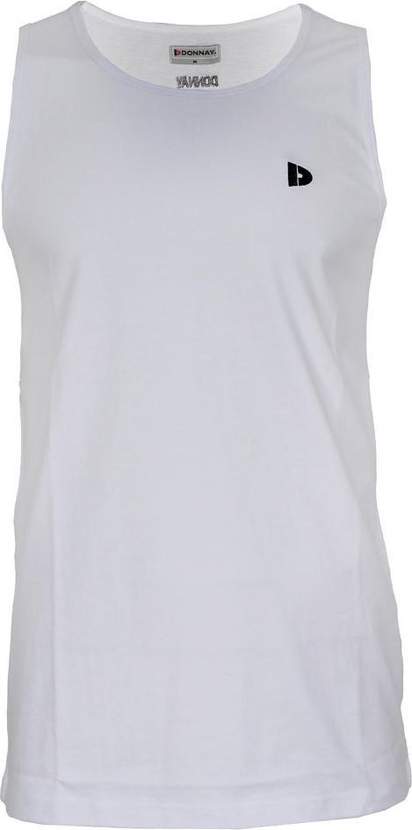 Donnay - Muscle shirt (James) - Tanktop - Heren - White (001) - maat XL
