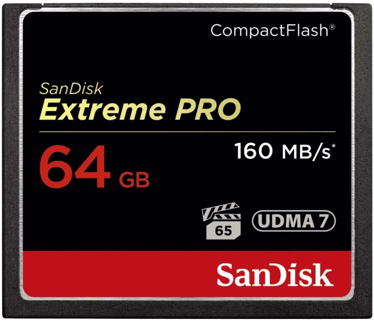 SanDisk Extreme PRO CompactFlash kaart 64 GB