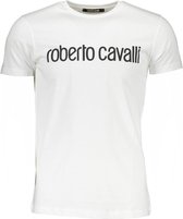 Roberto Cavalli T-shirt Wit M Heren