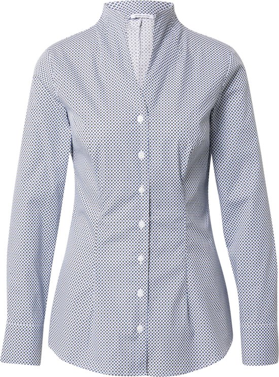 Seidensticker blouse Blauw-38 (M)