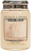 Village Candle Geurkaars - Dolce Delight Ø9,5 x 15 cm Wax Crème