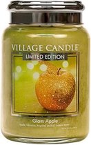 Village Candle Kaars Glam Apple 10 X 15 Cm Wax Lichtgroen