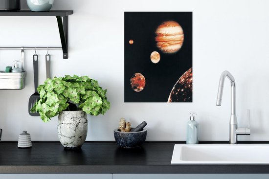 Poster La planète Jupiter dans la galaxie 30x40 cm - petit - Tirage photo sur Poster (décoration murale salon / chambre)