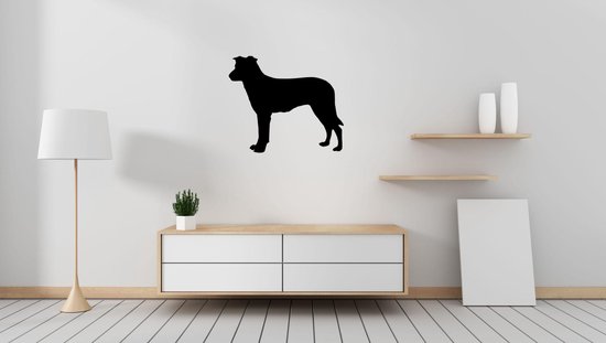 Silhouette chien - Chinook - S - 45x54cm - Zwart - décoration murale