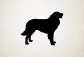 Silhouette hond - Estrela Mountain Dog - Estrela Sennenhond - M - 60x75cm - Zwart - wanddecoratie