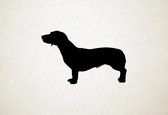 Silhouette hond - Drever - XS - 19x30cm - Zwart - wanddecoratie
