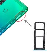 SIM-kaarthouder + SIM-kaarthouder + Micro SD-kaarthouder voor Huawei P40 Lite E / Enjoy 10 (groen)