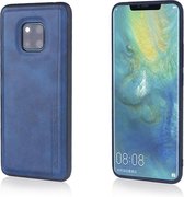 Voor Huawei Mate 20 Pro Diaobaolee schokbestendig PU + TPU beschermhoes (blauw)