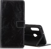 Retro Crazy Horse Texture Horizontal Flip Leather Case voor Huawei P Smart + 2019 / Honor 10i, met houder & kaartsleuven & fotolijst (zwart)