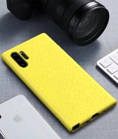 Starry Series schokbestendig rietmateriaal + TPU-beschermhoes voor Galaxy Note 10+ (geel)