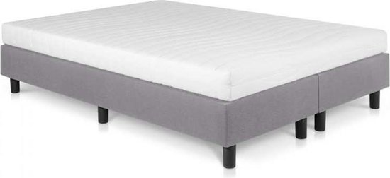 Bed4less 180 x 200 cm - Avec Matras - Double - Grijs