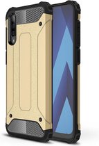 Voor Galaxy A70 / A70s Magic Armor TPU + PC-combinatiebehuizing (goud)