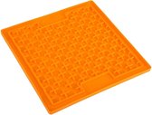 Lickimat buddy oranje - 20x20 cm - 1 stuks