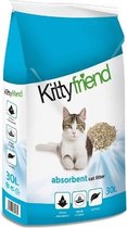 Kitty friend absorbents kattenbakvulling - 30 ltr - 1 stuks