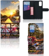 Bookcase Samsung Galaxy A32 4G | A32 5G Enterprise Editie Telefoon Hoesje Amsterdamse Grachten