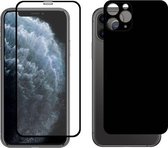 Voor iPhone 11 Pro ENKAY Hat-prins Volledige lijm 0.26mm 9H 2.5D Voorzijde van gehard glas Volledige dekking Film en zwarte film met cameralensbeschermingsfunctie (zwart)