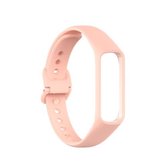 Voor Samsung Galaxy Fit 2 siliconen vervangende polsband horlogeband (roze)