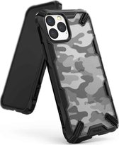 Ringke Fusion X Design Backcase Hoesje iPhone 11 Pro Max - Zwart Camo