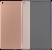 Voor Galaxy Tab A 10.1 (2019) T510 0,75 mm ultradunne transparante TPU zachte beschermhoes