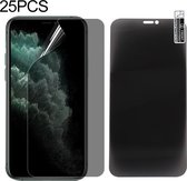 Voor iPhone 11 Pro / XS 25 PCS 0,1 mm 2,5D Full Cover Anti-spy schermbeschermer Explosieveilige hydrogelfilm