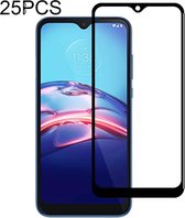 Voor Motorola Moto E7 25 PCS Full Glue Full Screen gehard glasfilm