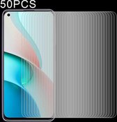 Voor Xiaomi Redmi Note 9 5G 50 STUKS 0.26mm 9H 2.5D Gehard Glas Film