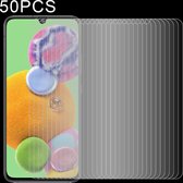 Voor Samsung Galaxy A90 5G 50 PCS Half-scherm transparant gehard glasfilm