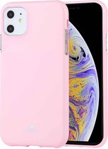 GOOSPERY JELLY TPU schokbestendig en krasvast hoesje voor iPhone 11 (roze)