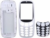 Volledige behuizing behuizing met toetsenbord voor Nokia 3310 (grijs)