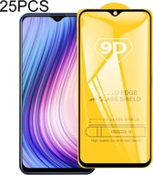 Voor Vivo Y5s 25 PCS 9D Full Glue Full Screen gehard glasfilm