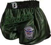 Booster Muay Thai Short Retro Slugger 2 Groen L = maat 31/32 | 70-80kg