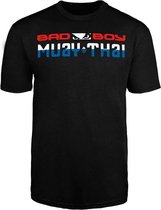 Bad Boy MUAY THAI DISCIPLINE T Shirt Zwart MUAY THAI Kleding maat S