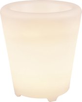 LED Tafellamp - Trion Hiwa - 1W - Warm Wit 3000K - RGBW - USB Oplaadbaar - Dimbaar - Rond - Mat Wit - Kunststof - BES LED
