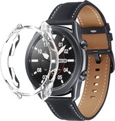 Strap-it TPU case - transparant bescherm hoesje geschikt voor Samsung Galaxy Watch 3 45mm - doorzichtige beschermhoes voor Galaxy Watch 3 45mm