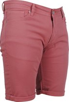 Ferlucci - Heren Short - Denim - Stretch - Model Rimini - Roze