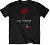 Guns N' Roses - Used To Love Her Rose Heren T-shirt - S - Zwart