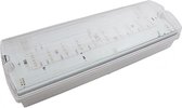 LED Noodverlichting - Nicron Sisom - 4W - Helder/Koud Wit 6000K - Opbouw - Mat Wit - Kunststof - 12 Uur Oplaadtijd - SAMSUNG LEDs