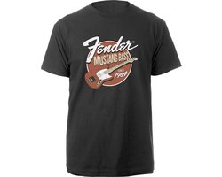 Fender - Mustang Bass Heren T-shirt - M - Zwart