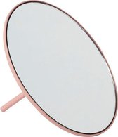 GEJST Design - IO - Mat roze makeup spiegel van metaal - Ø18 cm