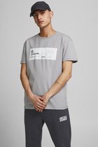 Jack & Jones T-shirt Jcoaspen Tee Ss Crew Neck 12188011 Alloy/relaxed Mannen Maat - M