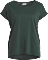 Vila T-shirt Vidreamers Pure T-shirt/su-noos 14025668 Darkest Spruce Dames Maat - L